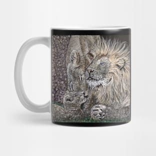 LIon family Mug